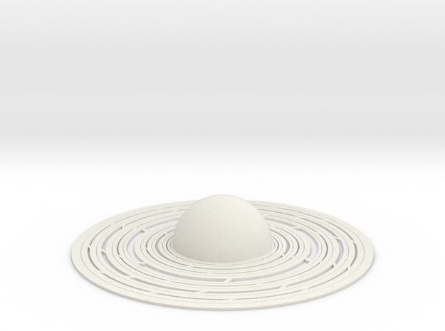 Saturn in White Natural Versatile Plastic