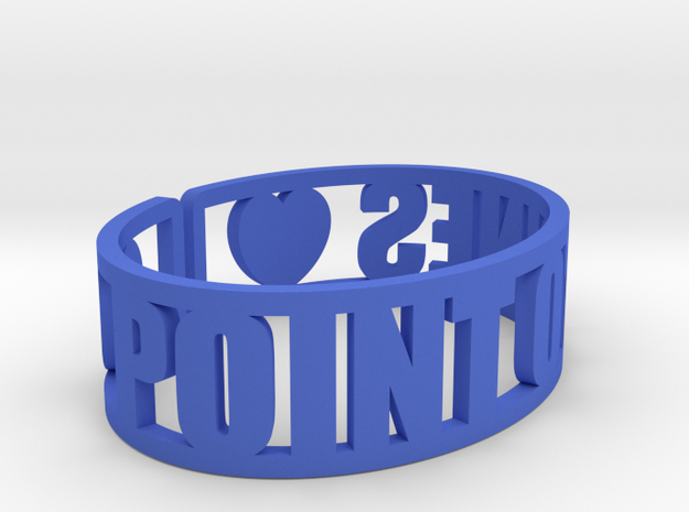 Point O'Pines Cuff in Blue Processed Versatile Plastic