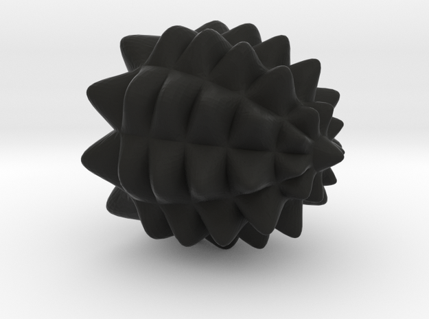 Pine Cone Tire Air Cap in Black Natural Versatile Plastic