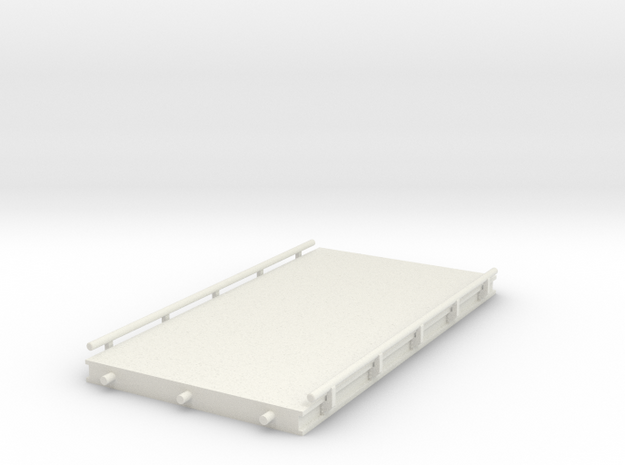 1/64 20' Truck scale section in White Natural Versatile Plastic