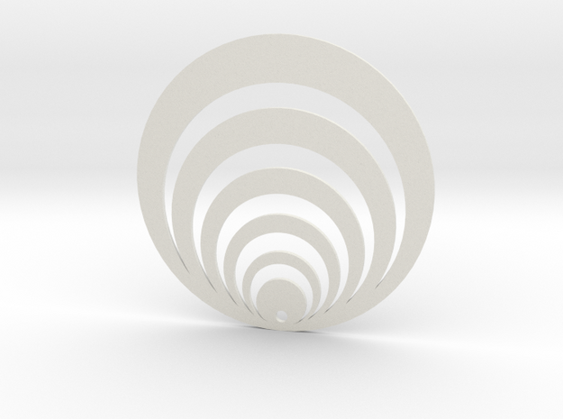 Oreille Illusion 3 in White Natural Versatile Plastic