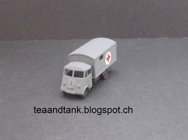 1/144 Renault AHN Ambulance  in White Natural Versatile Plastic