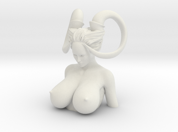 Nude Girl Part-1bi10-008 in White Natural Versatile Plastic