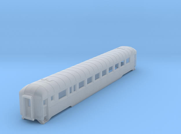 N scale DRGW streamstyled coach in Tan Fine Detail Plastic