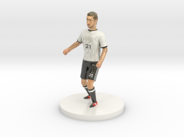 German Football Player in Glossy Full Color Sandstone