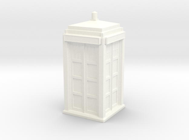 The Physician's Blue Box in 1/48 scale (complete) in White Processed Versatile Plastic