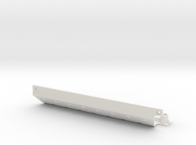 Skid plate right Adventure D110 Gelande 1:10 in White Natural Versatile Plastic