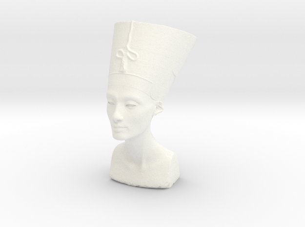 Bust Of Nefertiti At The Neues Museum, Berlin in White Processed Versatile Plastic