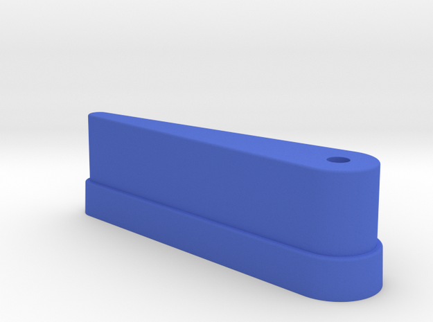 CSF#3 - 3" Long - Pinball Flipper Bat in Blue Processed Versatile Plastic
