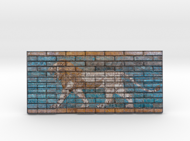 Lion of Bab'El  in Full Color Sandstone