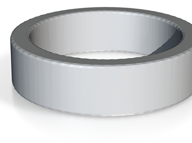 Basic Ring US5 in Tan Fine Detail Plastic