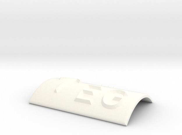 EG mit Pfeil nach oben in White Processed Versatile Plastic