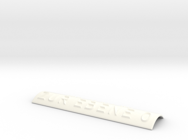 ZUR EBENE 0 in White Processed Versatile Plastic