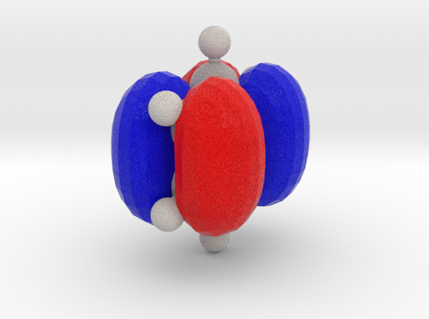 Benzene Orbital (HOMO) in Full Color Sandstone