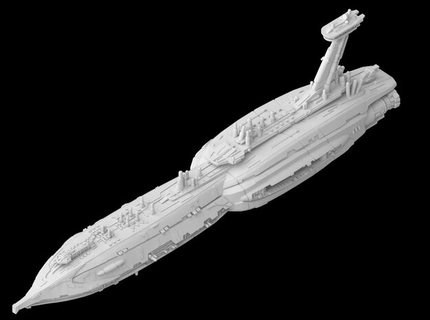 Providence Destroyer "Invisible Hand" (1/7000) in White Natural Versatile Plastic