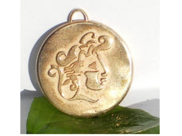 Medaillon in Natural Bronze