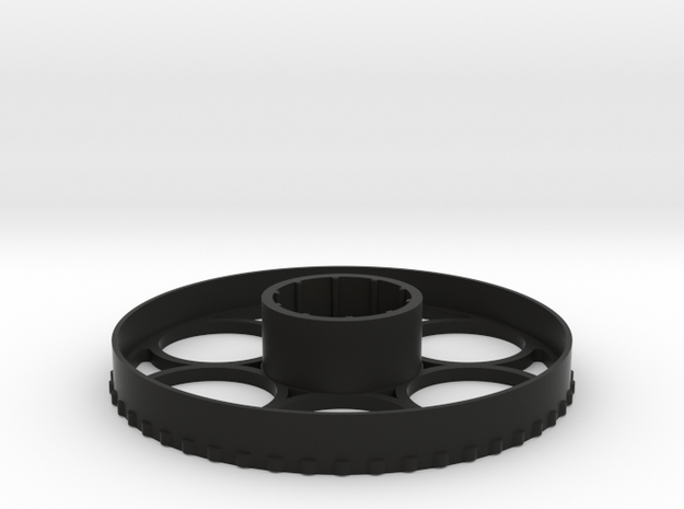 Mueller 8-32 Scope Wheel 125mm in Black Natural Versatile Plastic