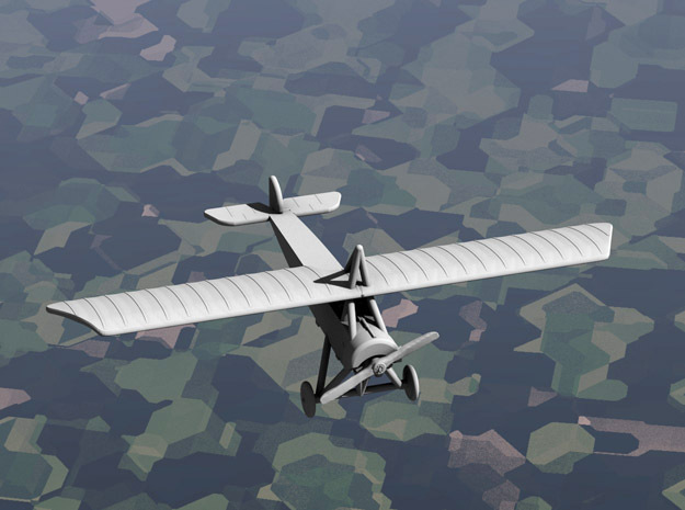 Morane-Saulnier Type L (Fighter Version) in White Natural Versatile Plastic: 1:144