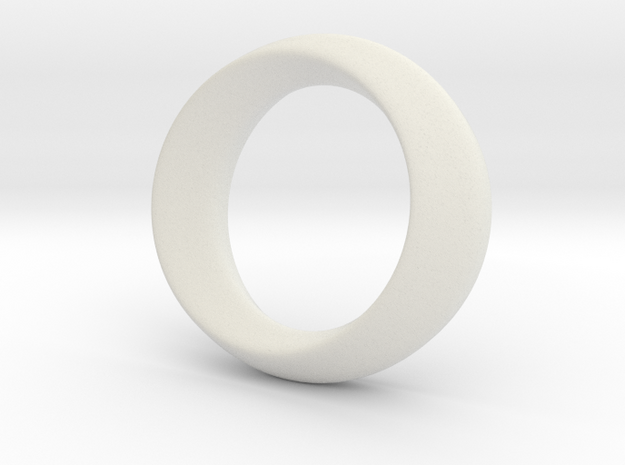 Opus Ring - Bracelet P=180mm in White Natural Versatile Plastic