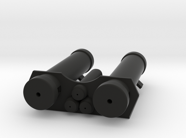 E-11 Power Cylinders v1.1 Profile A in Black Natural Versatile Plastic