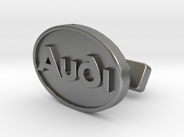 Audi Classic Cufflink in Natural Silver