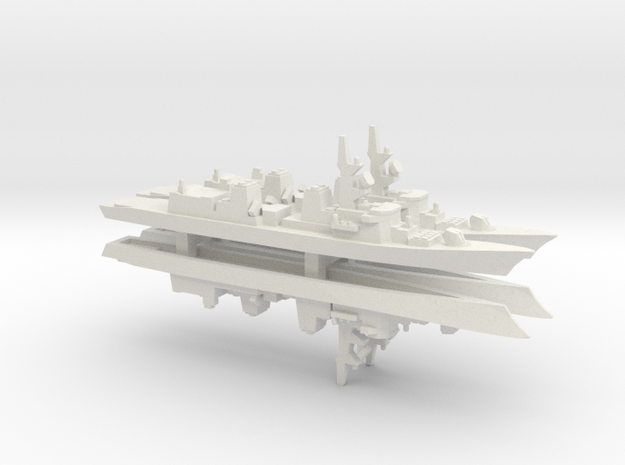 Takanami-class destroyer x 4, 1/2400 in White Natural Versatile Plastic