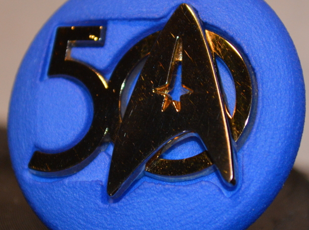 Star Trek 50 Shooter Knob in Black Natural Versatile Plastic