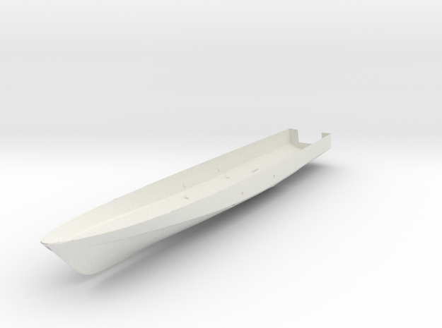 1/96 scale Cyclone Hull .025 in White Natural Versatile Plastic