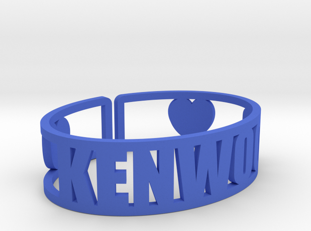 Kenwood Cuff in Blue Processed Versatile Plastic