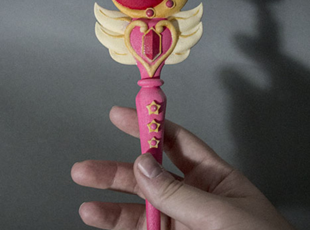 Sailor Moon Cutie Wand 10in in White Natural Versatile Plastic