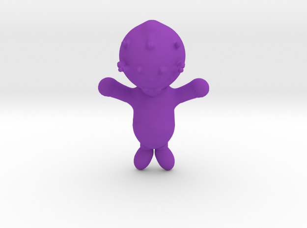 Alien baby in Purple Processed Versatile Plastic