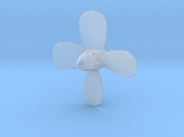Titanic Propeller 4-Bladed Scale 1:144 in Smoothest Fine Detail Plastic