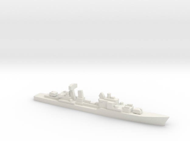 Friesland-class destroyer, 1/1800 in White Natural Versatile Plastic