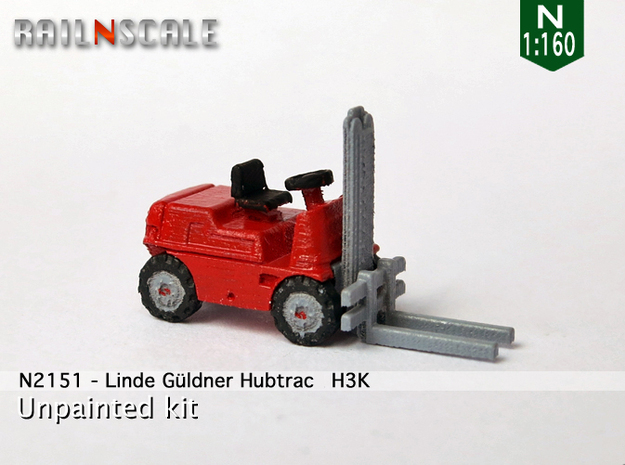 Linde Güldner Hubtrac H3K (N 1:160) in Tan Fine Detail Plastic
