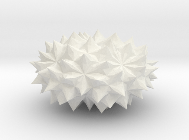 Conway Polyhedron {lmbA4} in White Natural Versatile Plastic