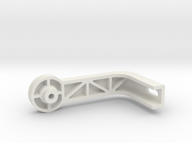 Runcam2Gimbal PitchSupport in White Natural Versatile Plastic