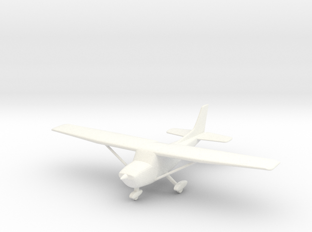 Cessna 172 Skyhawk 1/96 in White Processed Versatile Plastic