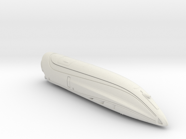 Maglev Train Design - from Concept Design Quest in White Natural Versatile Plastic