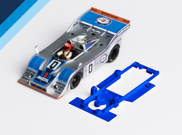 1/32 Fly Porsche 917/10 Chassis for Slot.it pod in White Natural Versatile Plastic