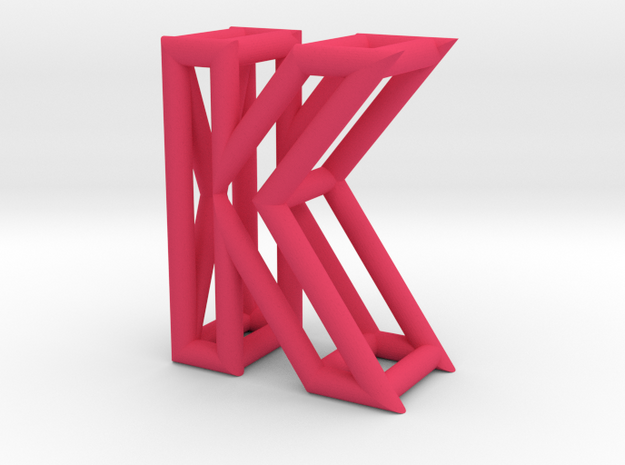 K in Pink Processed Versatile Plastic