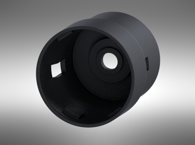 KAM Chassis Part 3 28mm Bass Speaker Holder in Black Natural Versatile Plastic