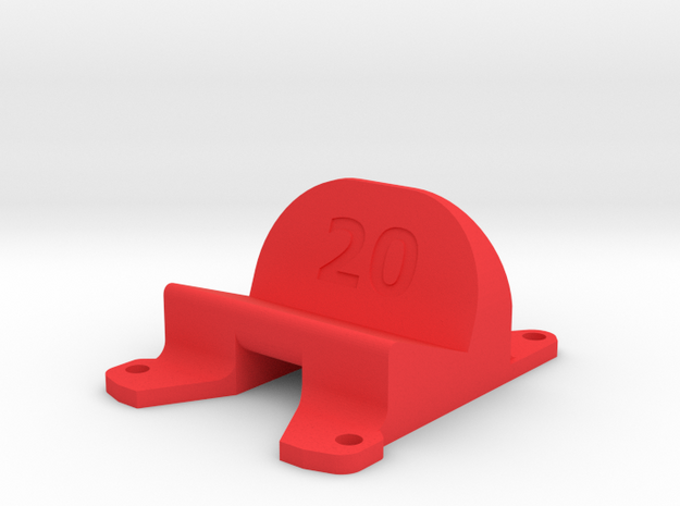 Emax Nighthawk 200 Pro 20° Action Cam Mount in Red Processed Versatile Plastic