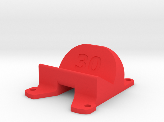 Emax Nighthawk 200 Pro 30° Action Cam Mount in Red Processed Versatile Plastic