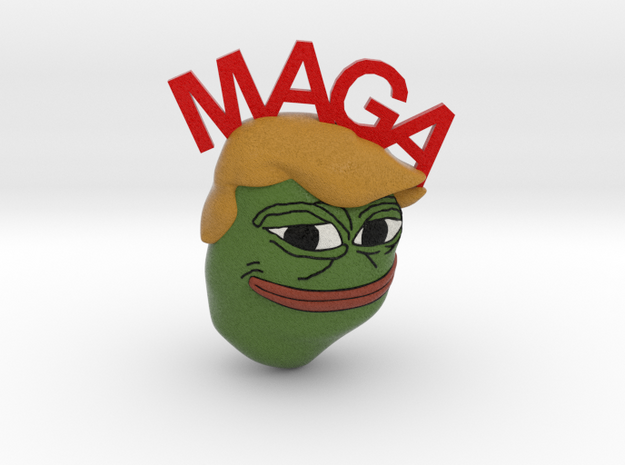 MAGA Pepe in Full Color Sandstone