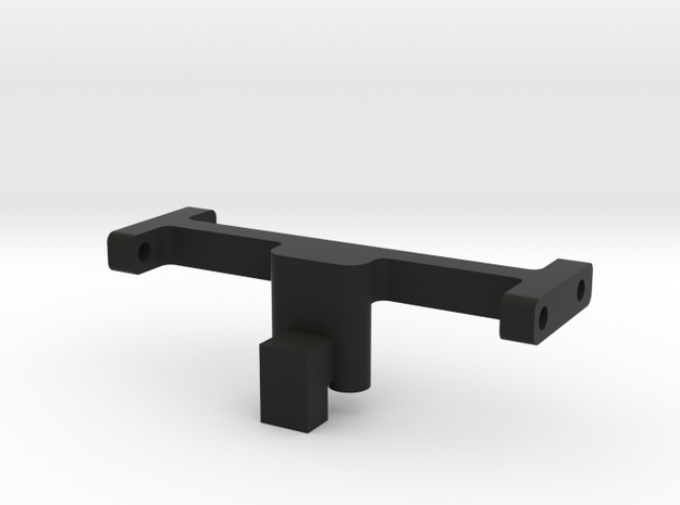 Mounting Bar, 2 mm higher in Black Natural Versatile Plastic