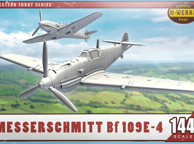 1/144th - Messerschmitt me.109E-4 in Smooth Fine Detail Plastic