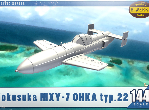 1/144th - Ohka type 22 suicide bomb in Tan Fine Detail Plastic