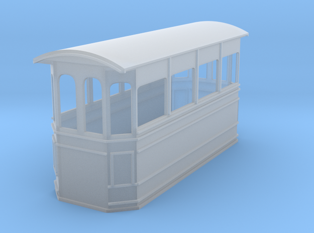 Kitson style steam tram 009 in Tan Fine Detail Plastic