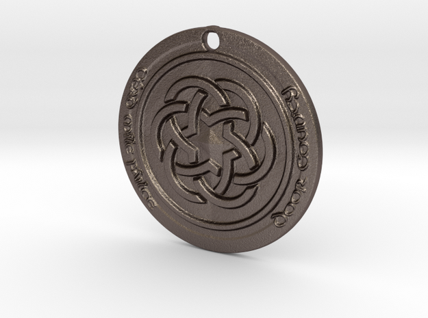 Door County pendant (steel) in Polished Bronzed Silver Steel