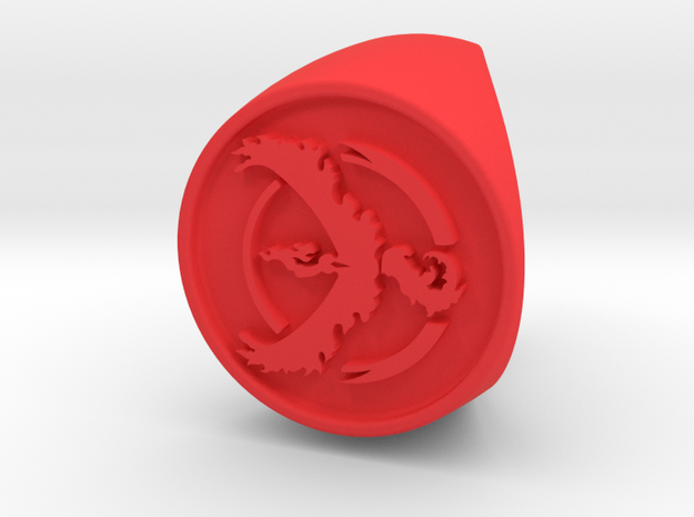 Team Valor Signet US 7 in Red Processed Versatile Plastic